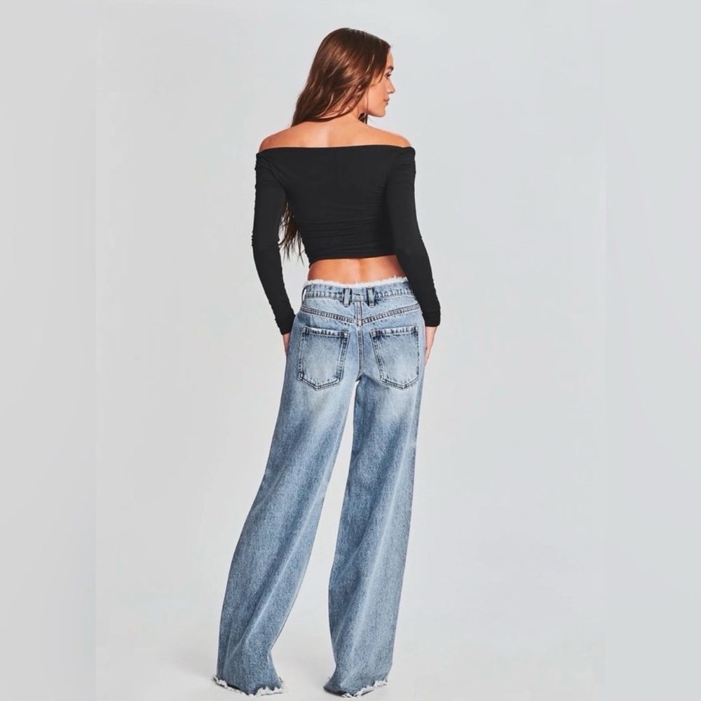 SER.O.YA Mountain Wide Leg Aspen Low Rise Jean in
Sorrentino Size 29 NWT - Picture 3 of 12